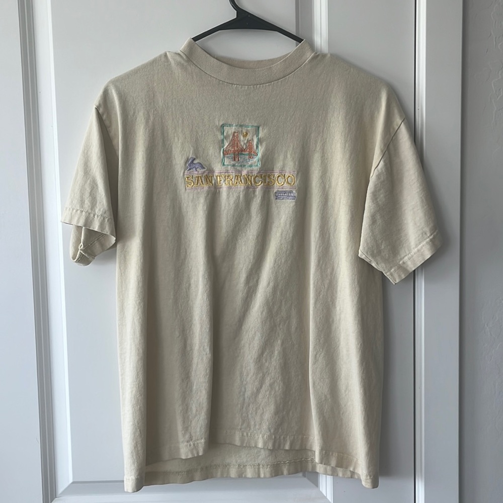 Vintage embroidered San Francisco t-shirt
